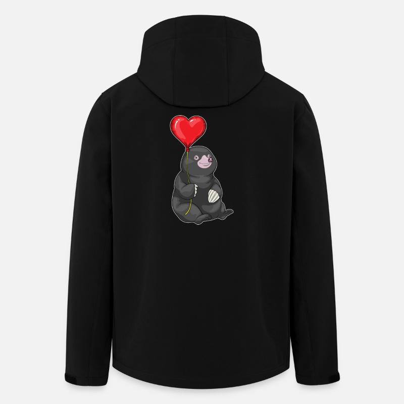 Mole Balloon - Men’s Recycled Softshell Jacket by Stanley/Stella - black