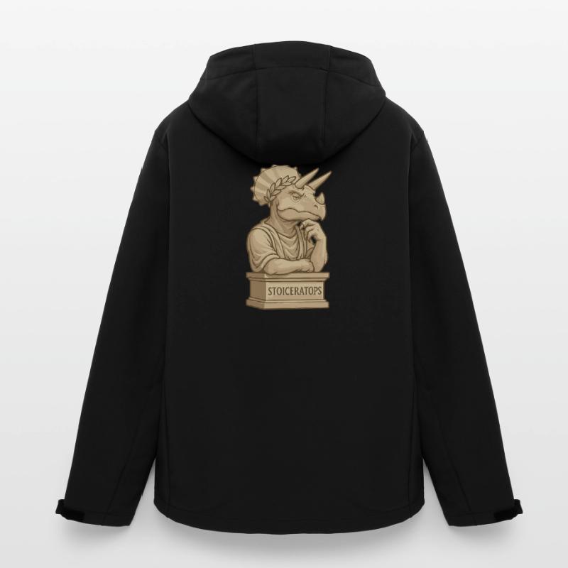 Stoiceratops Men’s Recycled Softshell Jacket Discoverer by Stanley/Stella