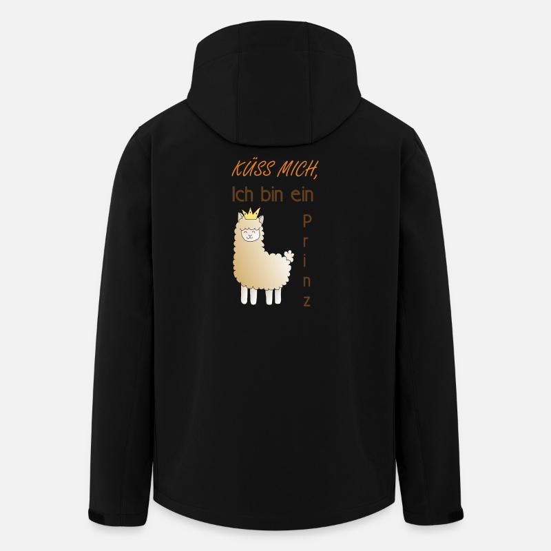 Küss mich, ich bin ein Prinz! - Recycelte Männer Softshell-Jacke von Stanley/Stella - Schwarz