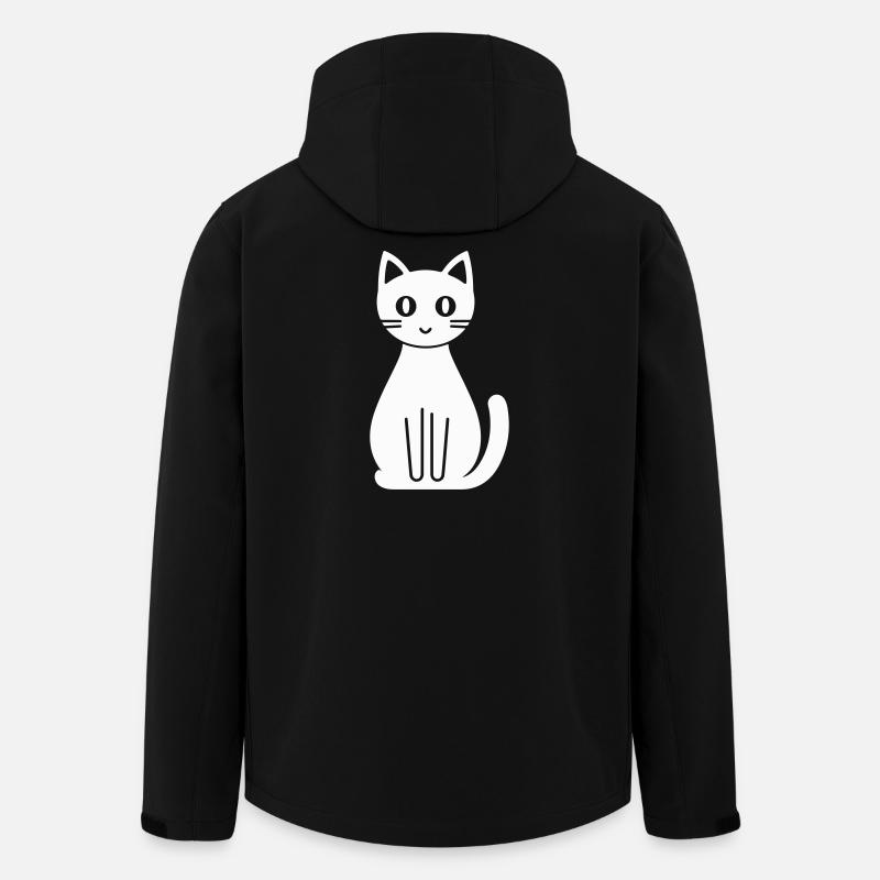 Cat Comic - Men’s Recycled Softshell Jacket by Stanley/Stella - black