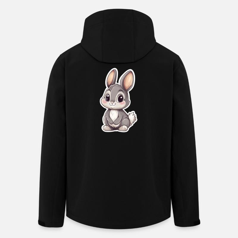 Hase - Recycelte Männer Softshell-Jacke von Stanley/Stella - Schwarz