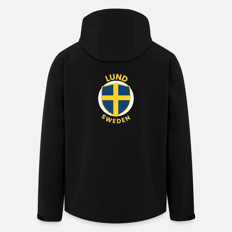Lund Shield Schweden - Recycelte Männer Softshell-Jacke von Stanley/Stella - Schwarz