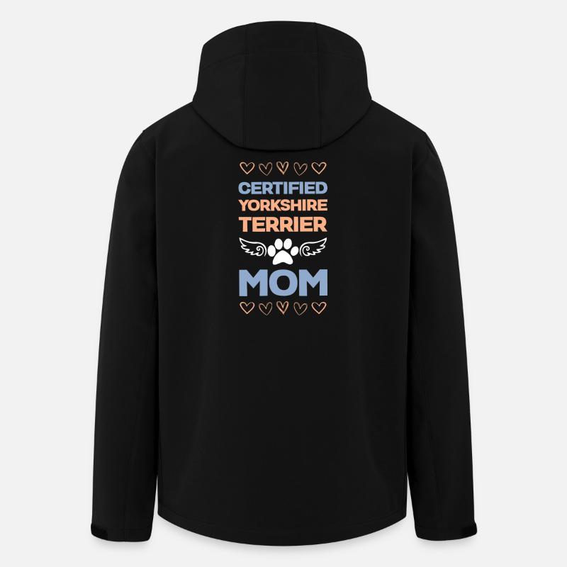 Zertifizierte Yorkie Mama - Recycelte Männer Softshell-Jacke von Stanley/Stella - Schwarz