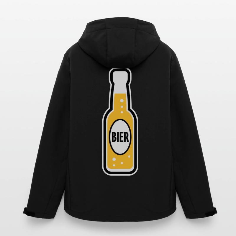 Bierflasche (Bier / Bierchen / POS 3C) Recycelte Männer Softshell-Jacke von Stanley/Stella