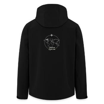 Catch me Travel Design - Veste softshell homme en polyester recyclé Stanley/Stella - noir - Dos - AI Model Male 185 light (185cm)