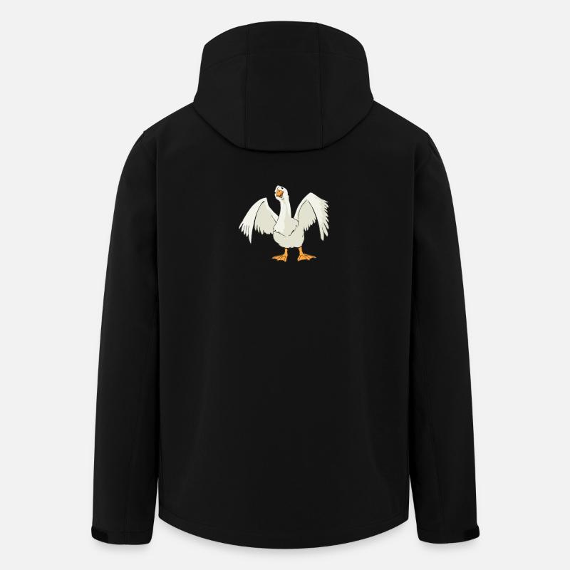 Goose comic - Men’s Recycled Softshell Jacket by Stanley/Stella - black