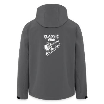 Classique depuis 1952 et toujours Rokin - Veste softshell homme en polyester recyclé Stanley/Stella - noir - Dos - AI Model Male 185 light (185cm)