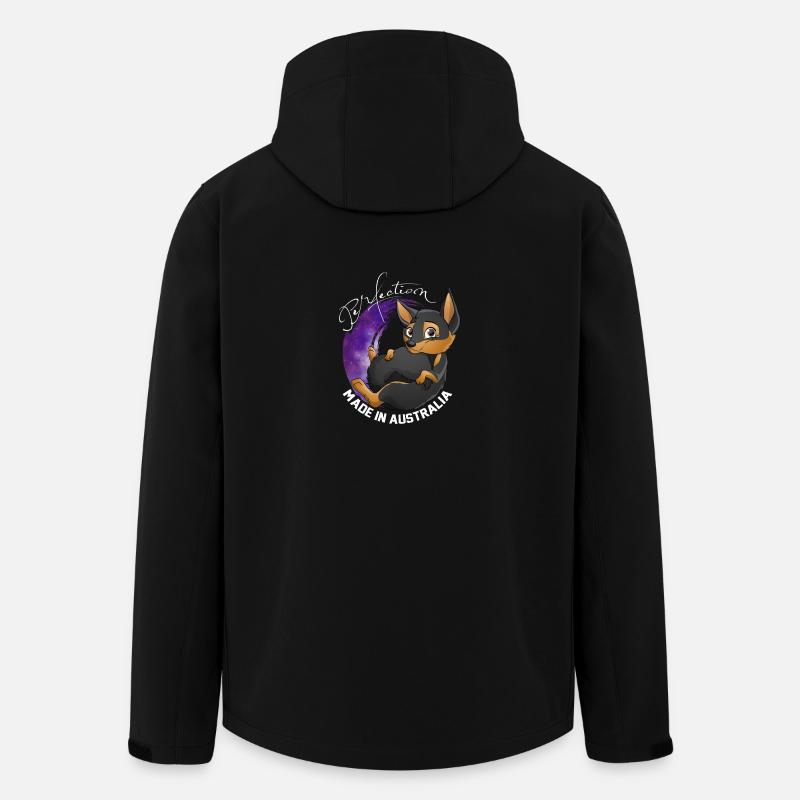 Kelpie Galaxy - Black Fire - Recycelte Männer Softshell-Jacke von Stanley/Stella - Schwarz