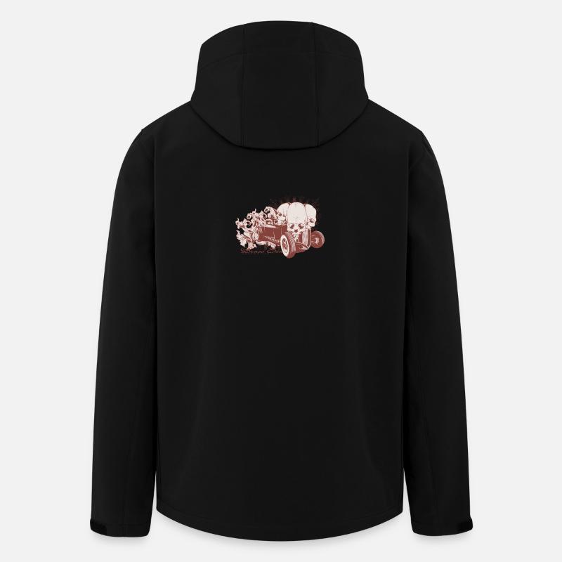 shirt, conception, t-shirt - Veste softshell homme en polyester recyclé Stanley/Stella - noir