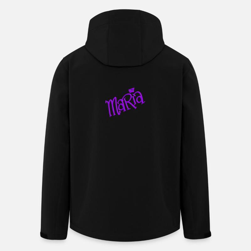 Maria - Recycelte Männer Softshell-Jacke von Stanley/Stella - Schwarz