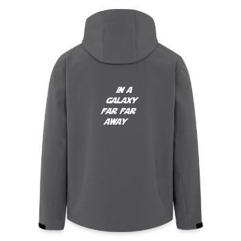 dans une galaxie bien loin - Veste softshell homme en polyester recyclé Stanley/Stella - noir - Dos - AI Model Male 185 light (185cm)