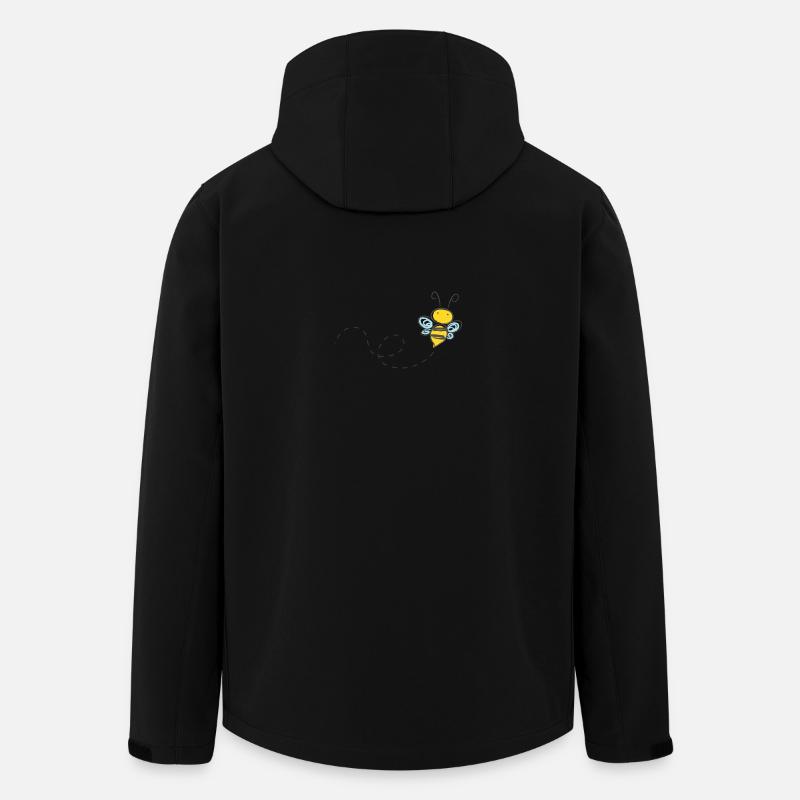 bie 94 - Recycelte Männer Softshell-Jacke von Stanley/Stella - Schwarz