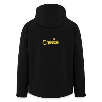 fromage - Veste softshell homme en polyester recyclé Stanley/Stella - noir - Dos - AI Model Male 185 light (185cm)
