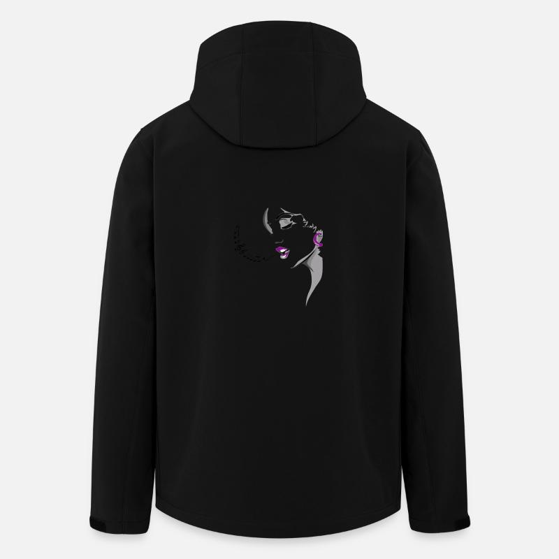 Sängerin - Recycelte Männer Softshell-Jacke von Stanley/Stella - Schwarz