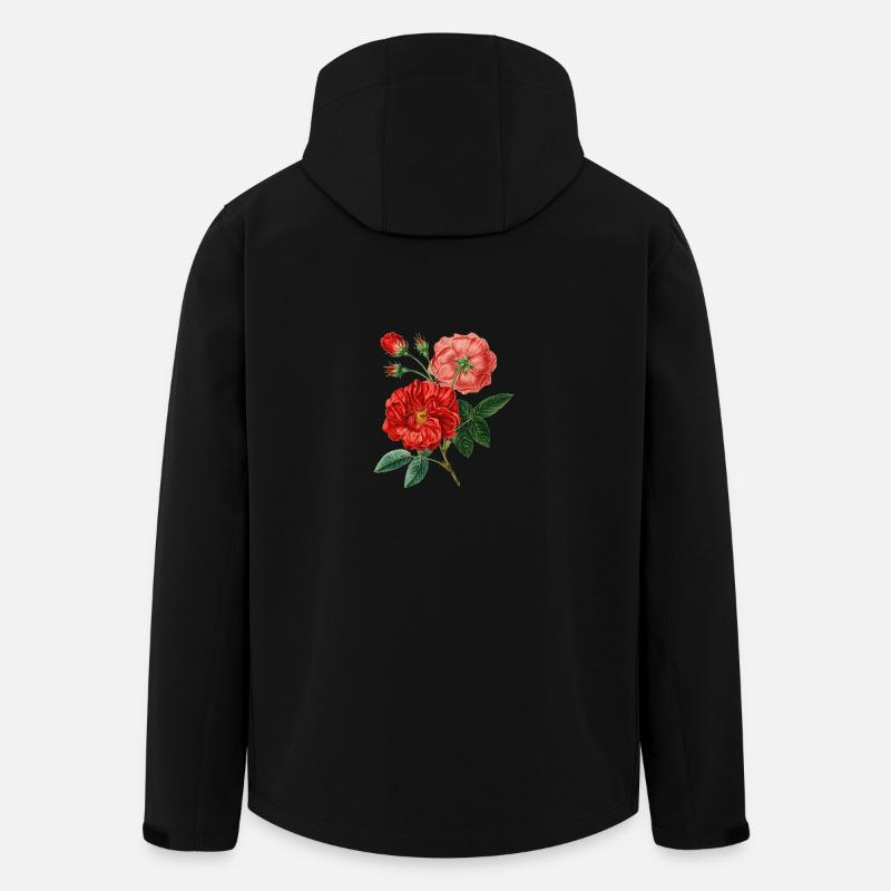 Rosen-Anlage - Recycelte Männer Softshell-Jacke von Stanley/Stella - Schwarz