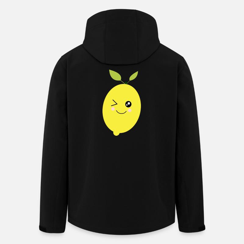 Zitrone Limone Limette - Recycelte Männer Softshell-Jacke von Stanley/Stella - Schwarz
