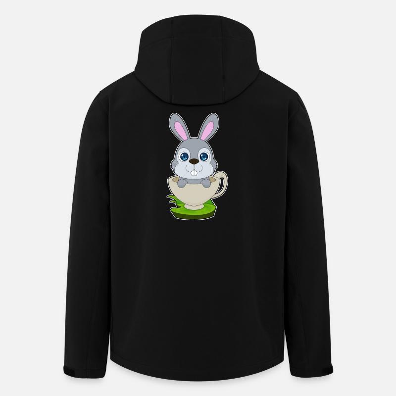 Mug lapin - Veste softshell homme en polyester recyclé Stanley/Stella - noir