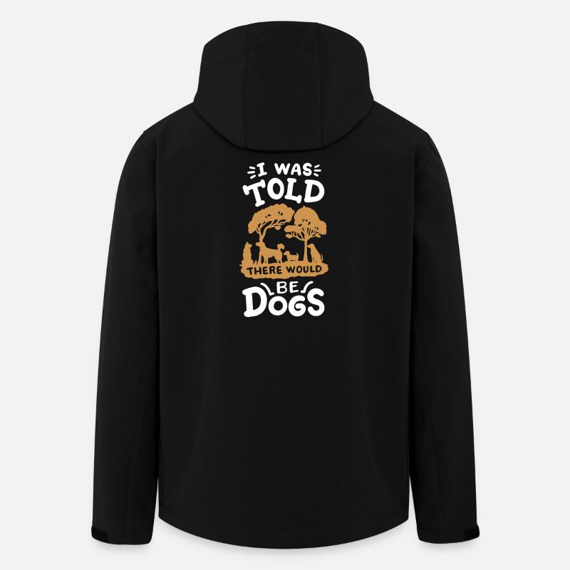 Hundeliebhaber Hundebesitzer - Recycelte Männer Softshell-Jacke von Stanley/Stella - Schwarz