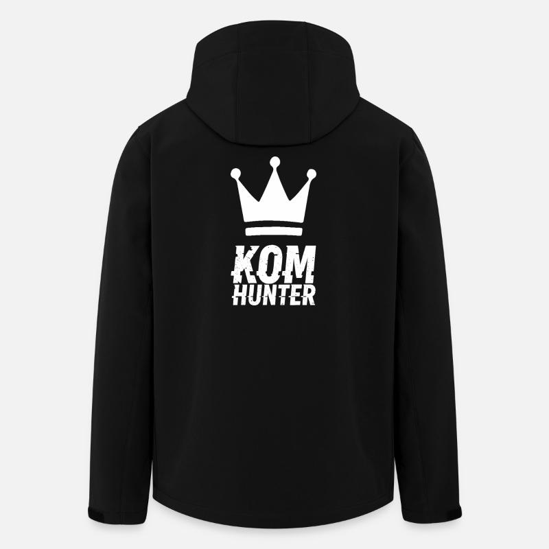 Kronenmotiv KOM HUNTER Tee - Recycelte Männer Softshell-Jacke von Stanley/Stella - Schwarz
