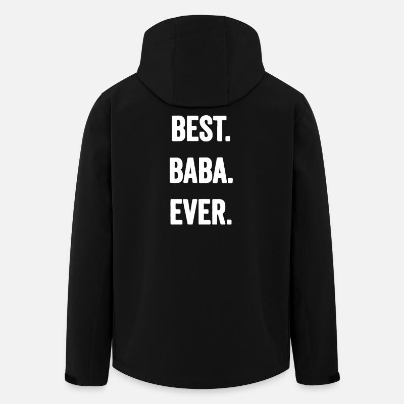Best Baba Ever Bold - Men’s Recycled Softshell Jacket by Stanley/Stella - black