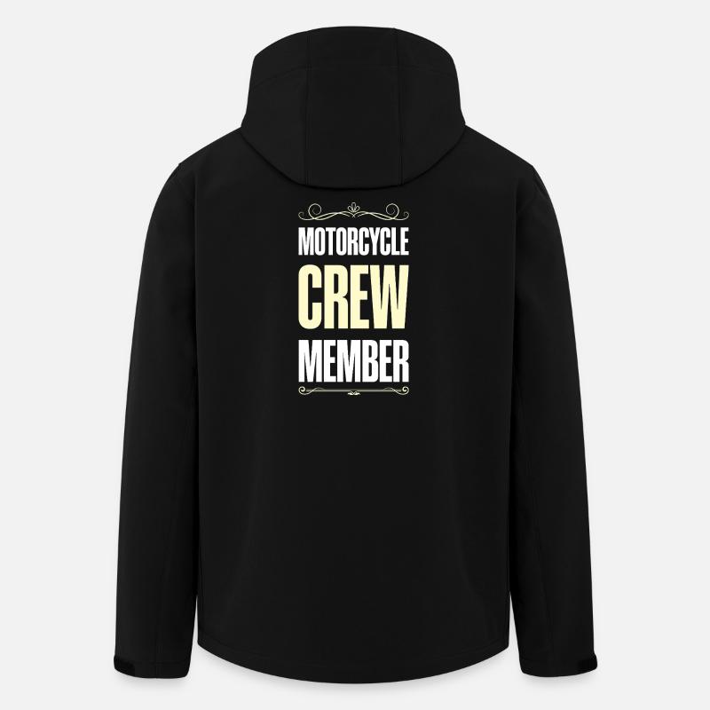 Motorcycle Crew - Recycelte Männer Softshell-Jacke von Stanley/Stella - Schwarz