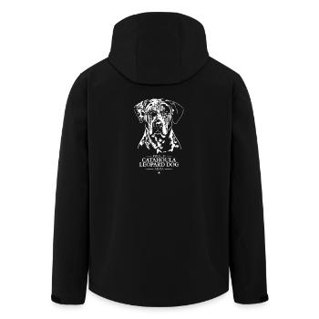 Catahoula Leopard Dog Mom Hunde Hund Wilsigns - Recycelte Männer Softshell-Jacke von Stanley/Stella - Schwarz - Hinten - AI Model Male 185 light (185cm)