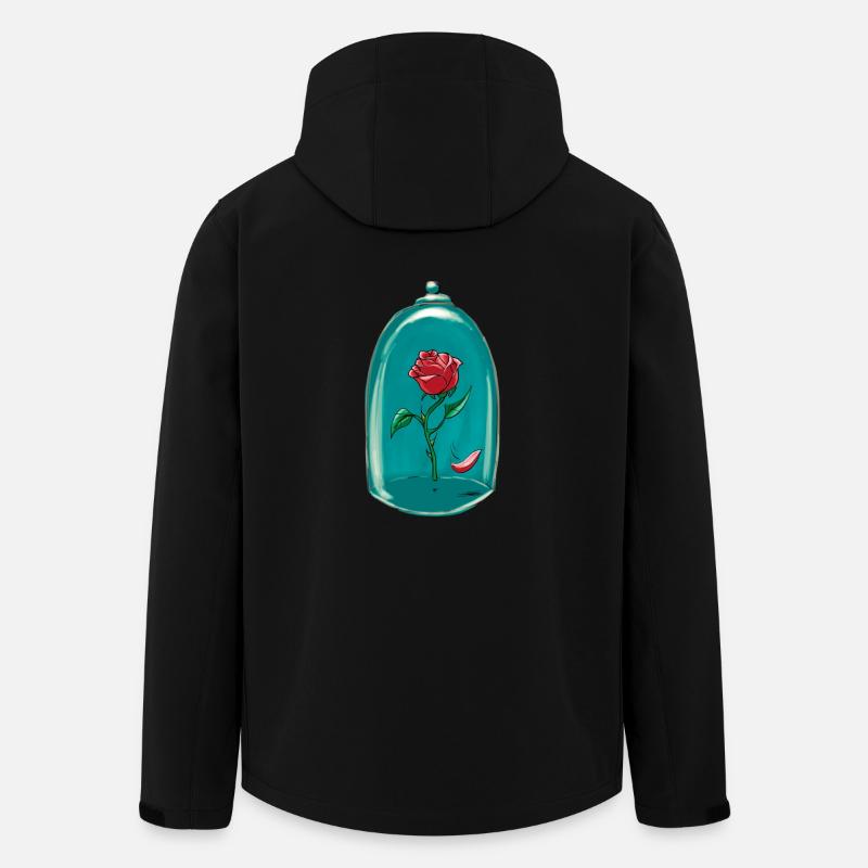 Magie stieg - Recycelte Männer Softshell-Jacke von Stanley/Stella - Schwarz