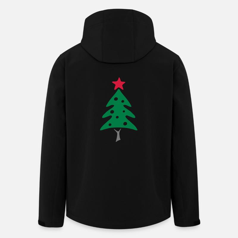 Weihnachtsbaum - Recycelte Männer Softshell-Jacke von Stanley/Stella - Schwarz