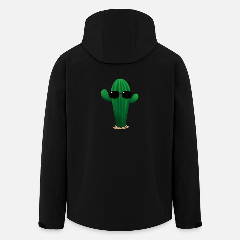 Cool Cactus - Veste softshell homme en polyester recyclé Stanley/Stella - noir