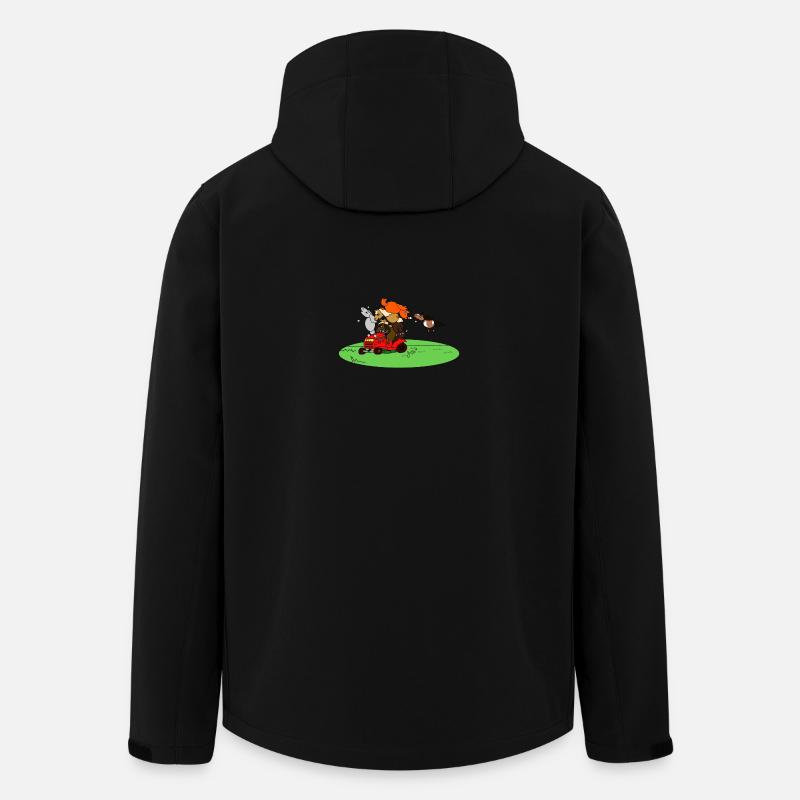 Cheffe on Tour - Recycelte Männer Softshell-Jacke von Stanley/Stella - Schwarz