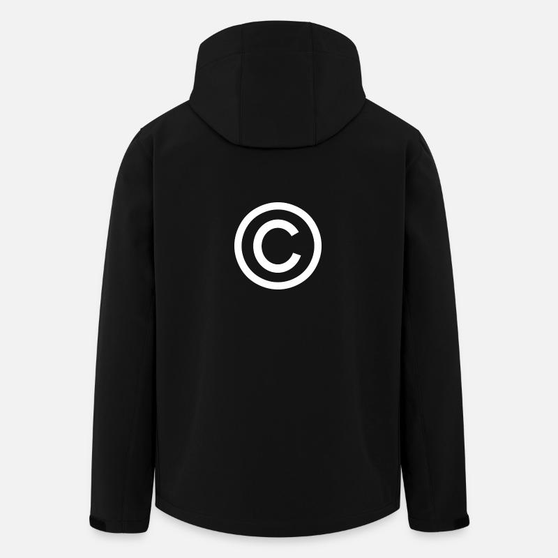 Ich bin geschuetzt - Copyright - Recycelte Männer Softshell-Jacke von Stanley/Stella - Schwarz