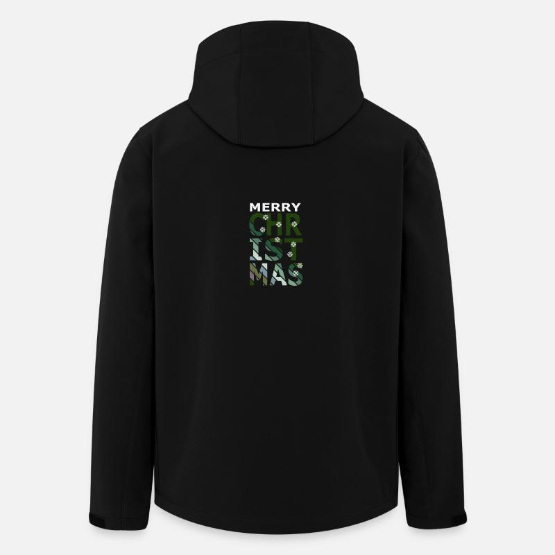 Weihnachtsbaum Weihnachten Tannenbaum Xmas - Recycelte Männer Softshell-Jacke von Stanley/Stella - Schwarz