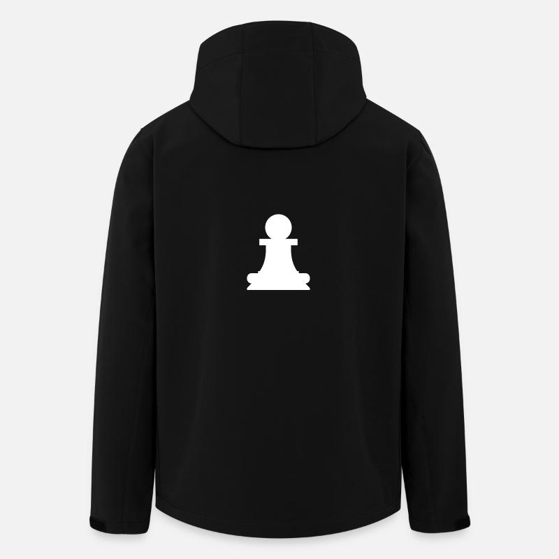 Der weiße Bauer - Recycelte Männer Softshell-Jacke von Stanley/Stella - Schwarz