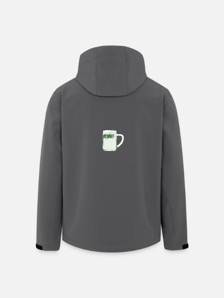Spritzer - Recycelte Männer Softshell-Jacke von Stanley/Stella - Schwarz
