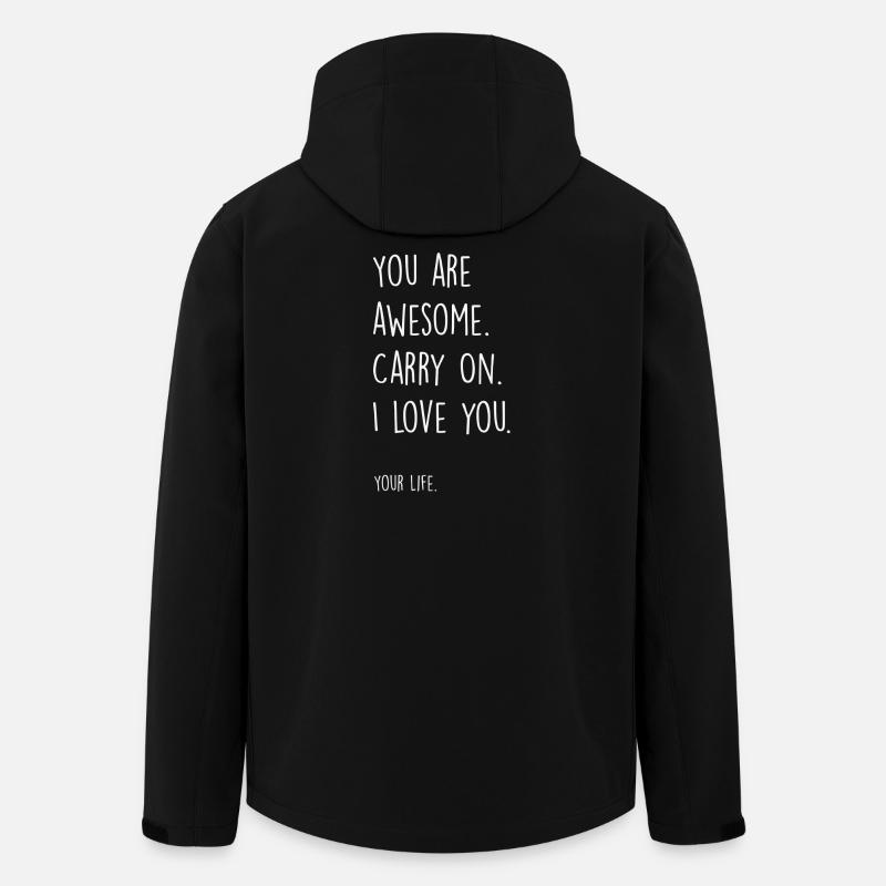 Awesome - Men’s Recycled Softshell Jacket by Stanley/Stella - black