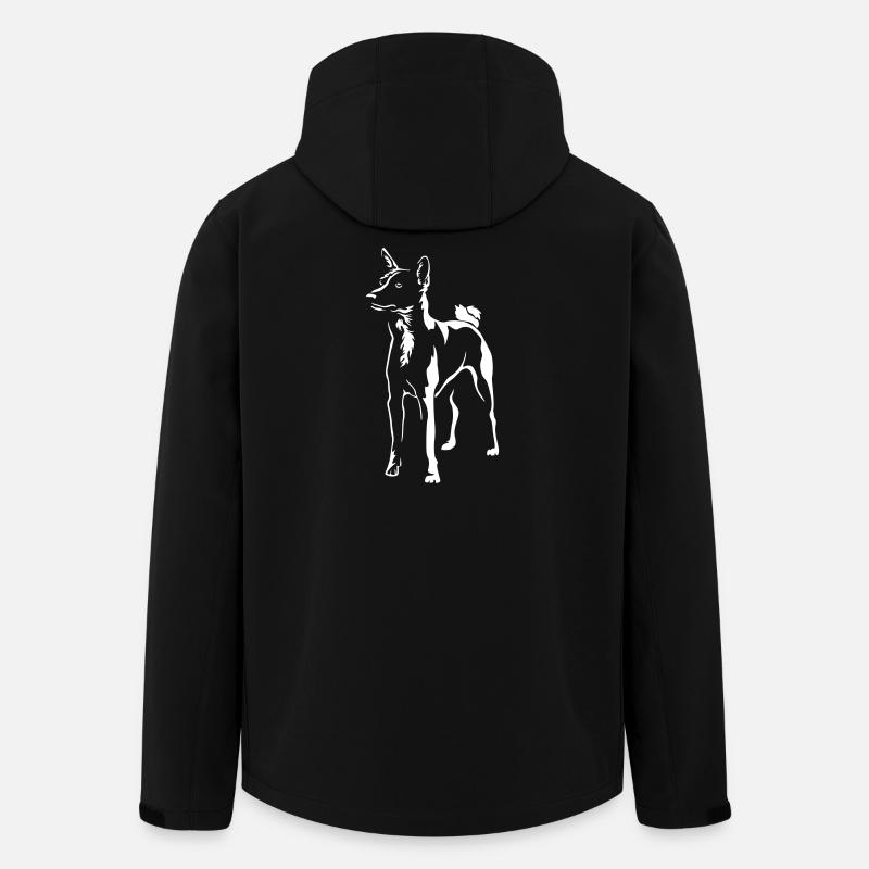 Basenji "Black Edition" - Veste softshell homme en polyester recyclé Stanley/Stella - noir