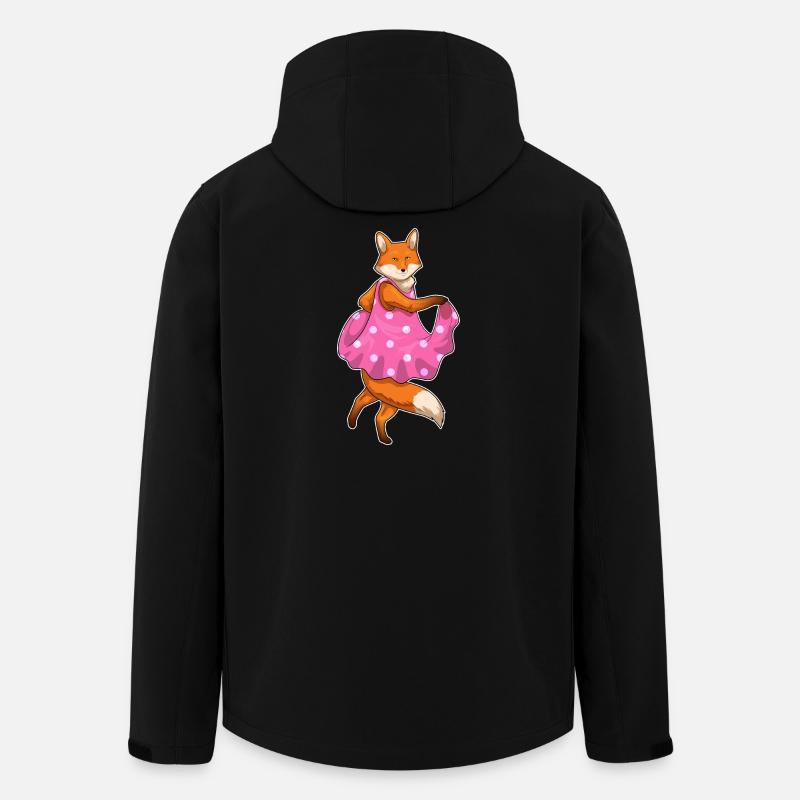 Robe à pois Fox - Veste softshell homme en polyester recyclé Stanley/Stella - noir