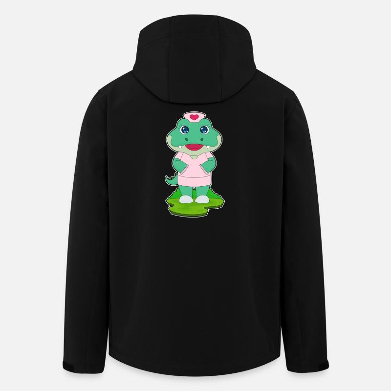 Infirmière crocodile - Veste softshell homme en polyester recyclé Stanley/Stella - noir