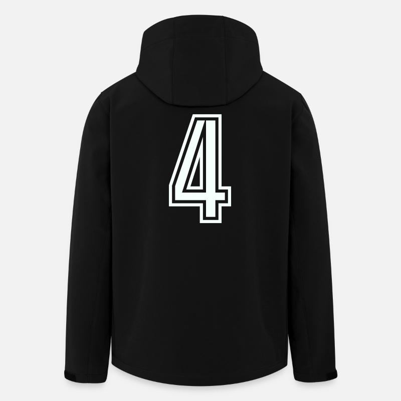 4 - Recycelte Männer Softshell-Jacke von Stanley/Stella - Schwarz