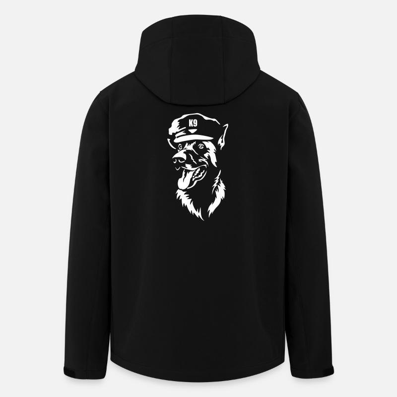 Malinois Head "Black Edition" - Men’s Recycled Softshell Jacket by Stanley/Stella - black