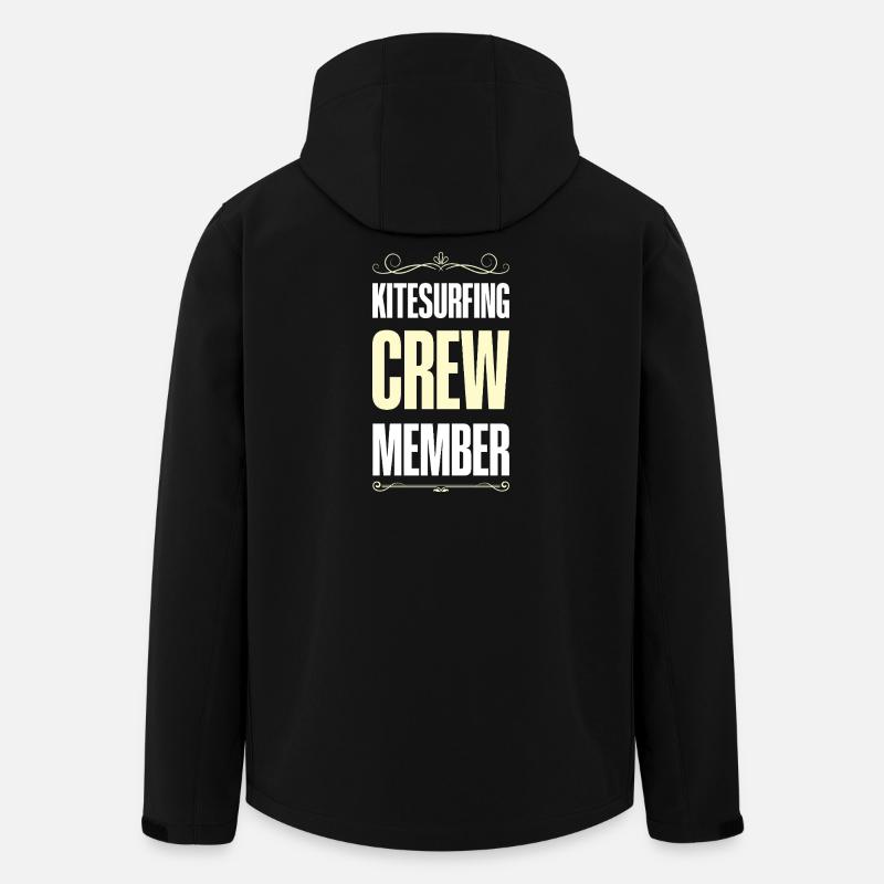 Kitesurfing Crew - Recycelte Männer Softshell-Jacke von Stanley/Stella - Schwarz