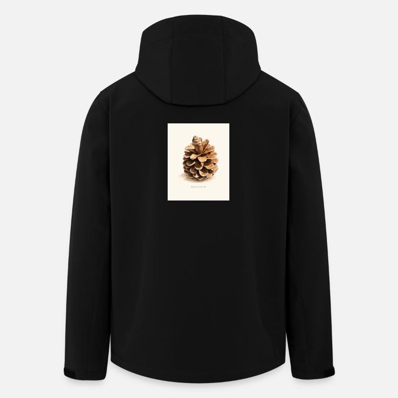 Rooted - Recycelte Männer Softshell-Jacke von Stanley/Stella - Schwarz