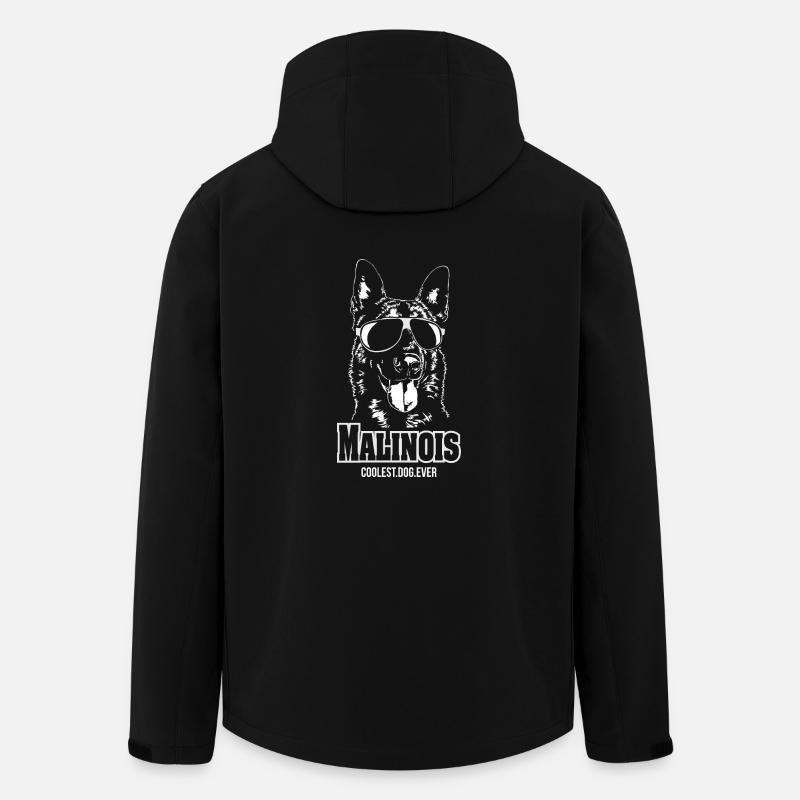MALINOIS coolest dog ever Wilsigns Hundesport - Recycelte Männer Softshell-Jacke von Stanley/Stella - Schwarz