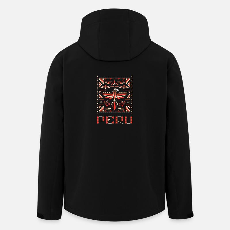 Pérou - Veste softshell homme en polyester recyclé Stanley/Stella - noir