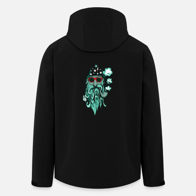 Oh ja! - Recycelte Männer Softshell-Jacke von Stanley/Stella - Schwarz