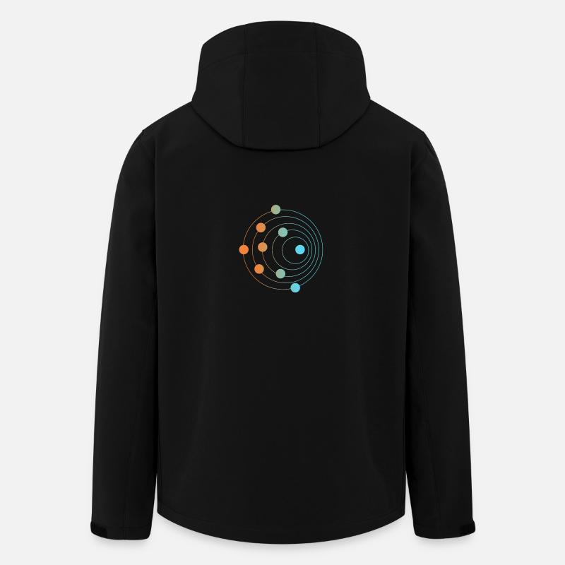 Doppler-Effekt - Recycelte Männer Softshell-Jacke von Stanley/Stella - Schwarz