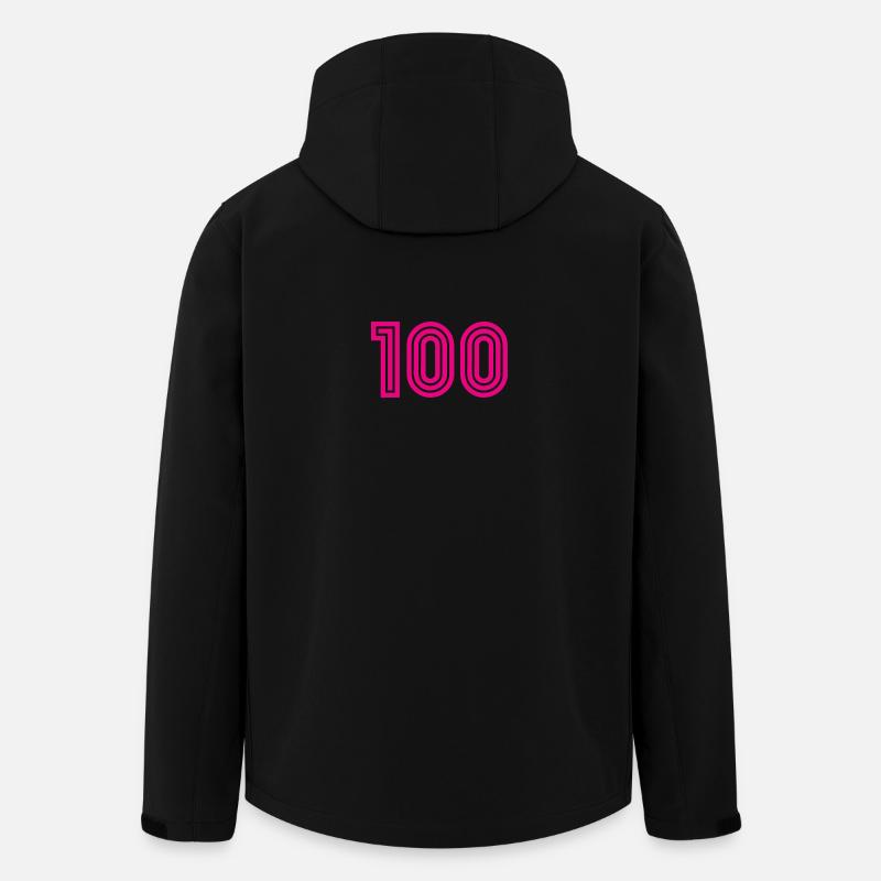 JOYEUX ANNIVERSAIRE. HAPPY BIRTHDAY. ANNIVERSAIRE. - Veste softshell homme en polyester recyclé Stanley/Stella - noir