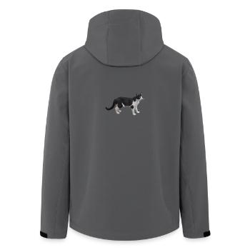 chat chat - Veste softshell homme en polyester recyclé Stanley/Stella - noir - Dos - AI Model Male 185 light (185cm)