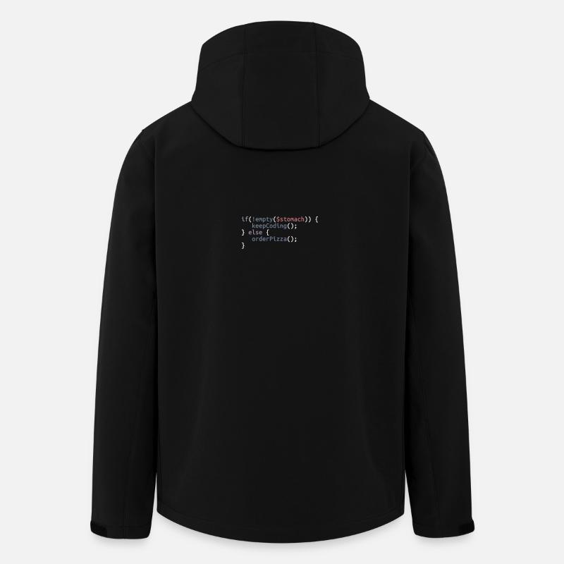 procédé orderPizza - Veste softshell homme en polyester recyclé Stanley/Stella - noir