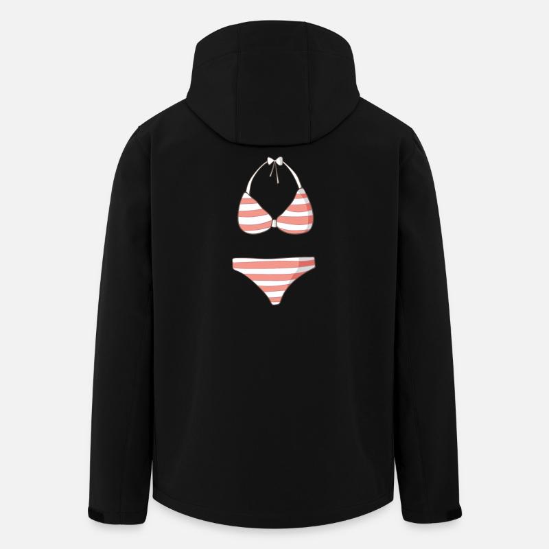 Bikini - Recycelte Männer Softshell-Jacke von Stanley/Stella - Schwarz